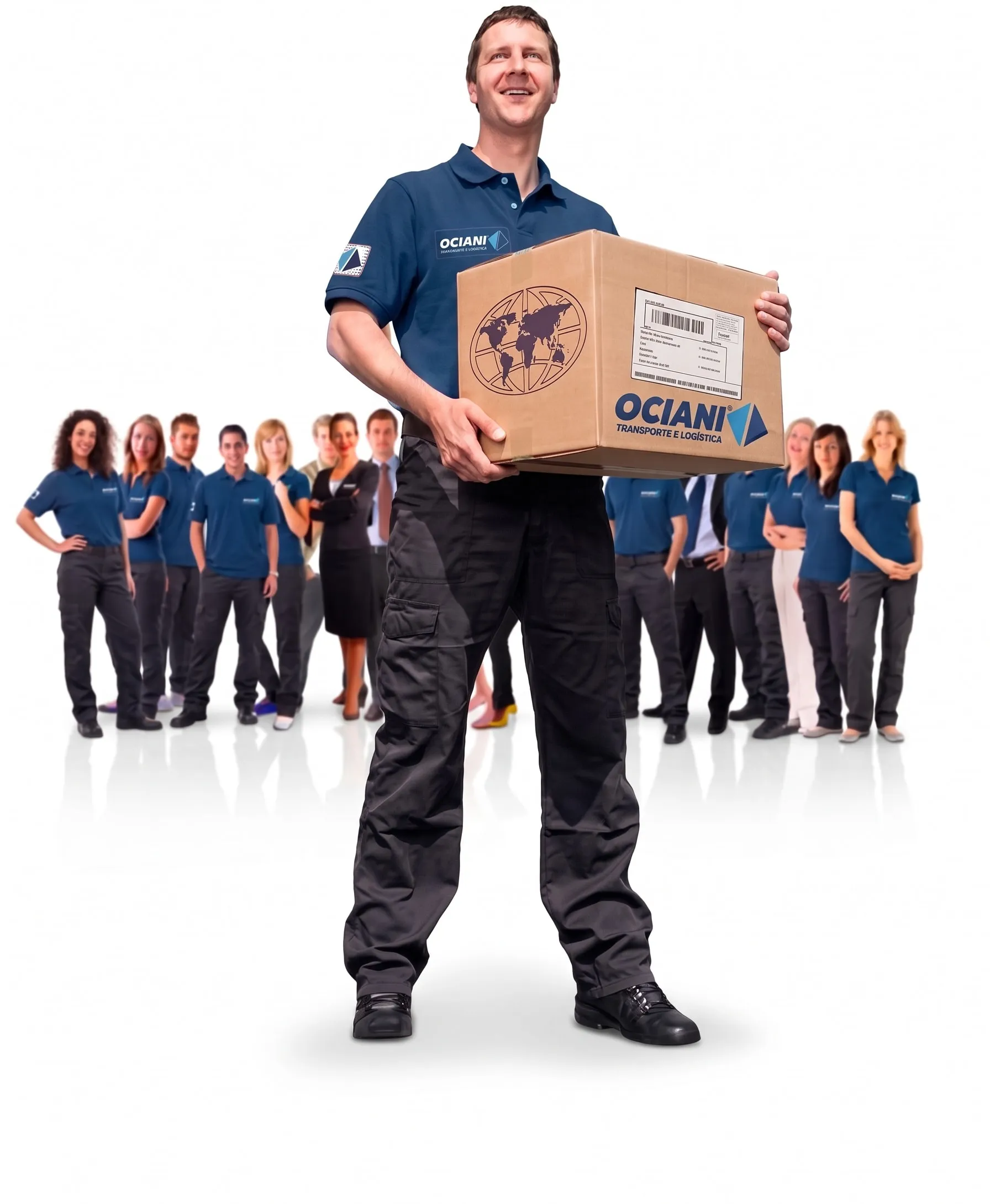 Equipe da Ociani Transportadora